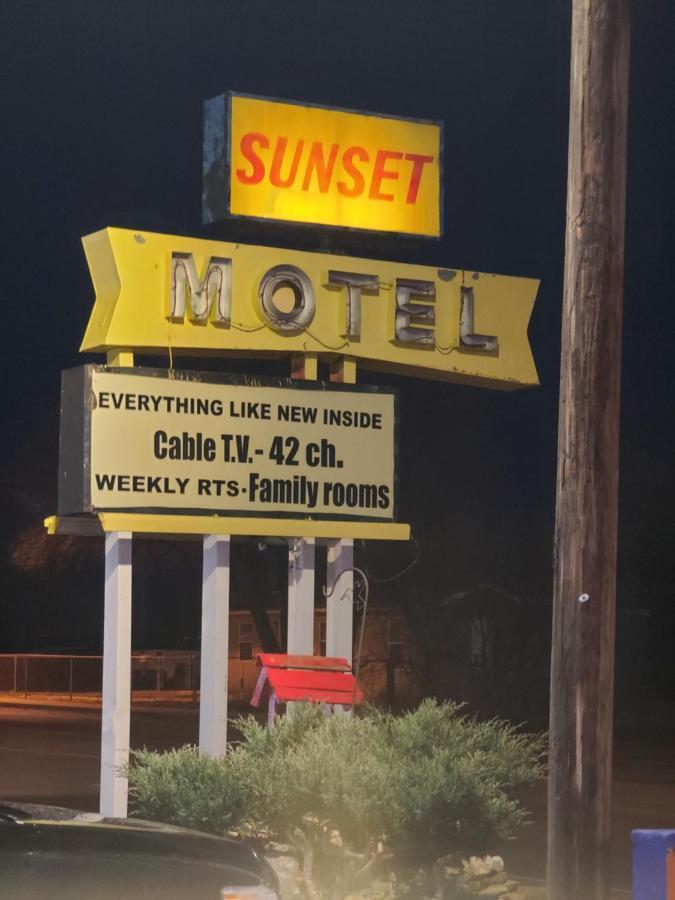 Sunset Motel Santa Rosa, Nm Exterior foto